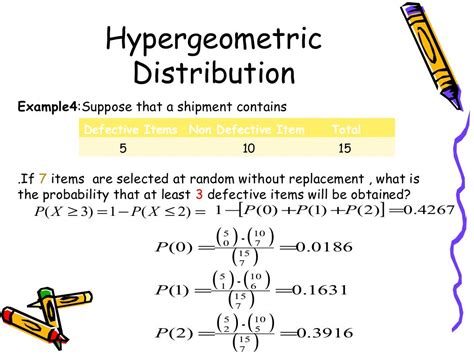 hypergeometric distribution quiz